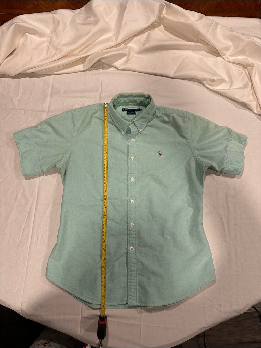 Ralph Lauren Men's Short Sleeve Shirt Size Medium Green